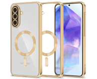 Etui do telefonów TECH-PROTECT Magflex Magsafe do Samsung Galaxy A56 Shiny Gold